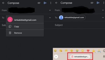 Gmail trên Android cải tiến sao chép và dán địa chỉ email