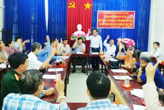 Hội nghị Hiệp thương lần thứ hai bầu cử HĐND huyện Tịnh Biên nhiệm kỳ 2021-2026