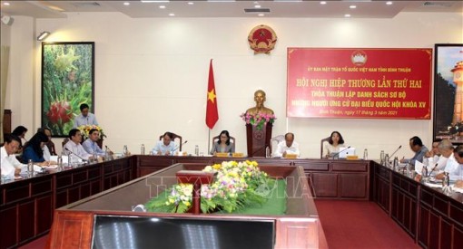 Các địa phương hiệp thương lần hai lập danh sách sơ bộ những người ứng cử