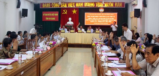 An Giang thống nhất danh sách sơ bộ 15 người ứng cử đại biểu Quốc hội khóa XV