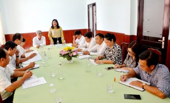 Họp Ban bầu cử HĐND tỉnh An Giang tại đơn vị bầu cử số 10 (An Phú)