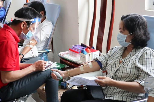 An Giang: Hơn 500 đoàn viên, người lao động hiến máu tình nguyện