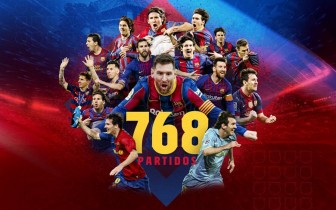 Messi bùng nổ trong ngày lịch sử, Barca thắng kiểu tennis