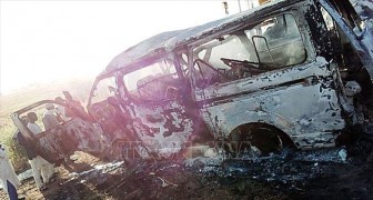 Xe buýt nổ lốp ở Nigeria, 19 người thiệt mạng