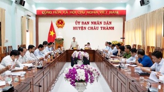 HĐND tỉnh An Giang giám sát công tác tổ chức bầu cử ở huyện Châu Thành