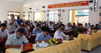 Ban Thường vụ Thị ủy Tân Châu đối thoại và lắng nghe ý kiến nhân dân