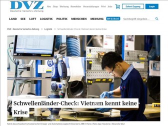 Báo Đức đánh giá cao triển vọng thị trường Việt Nam