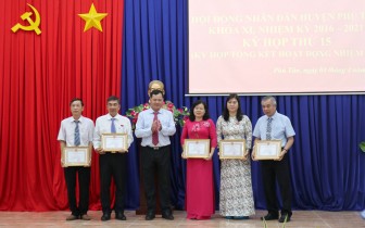 HĐND huyện Phú Tân tổng kết hoạt động (nhiệm kỳ 2016-2021)