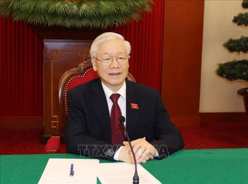 Tổng Bí thư Nguyễn Phú Trọng điện đàm với Tổng thống Liên bang Nga V. Putin