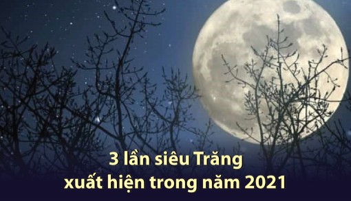 Sắp xuất hiện siêu Trăng đầu tiên trong năm 2021