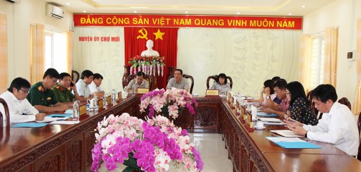 Chợ Mới họp Ban Chỉ đạo bầu cử đại biểu Quốc hội và đại biểu HĐND các cấp (nhiệm kỳ 2021-2026)