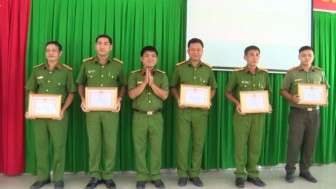 Công an huyện Phú Tân tổng kết đợt cao điểm tấn công, trấn áp tội phạm