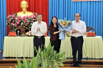 Phó Chủ tịch nước, Bí thư Tỉnh ủy An Giang Võ Thị Ánh Xuân gặp gỡ cán bộ chủ chốt của tỉnh