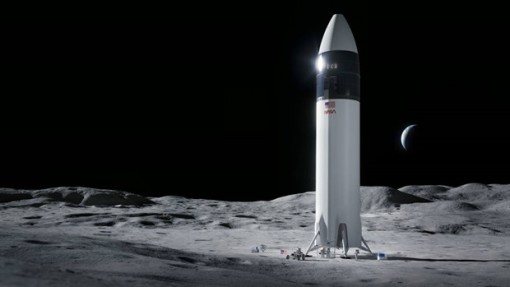 Space X giành hợp đồng phát triển tàu vũ trụ đưa người lên Mặt Trăng