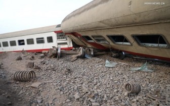 Tàu trật đường ray ở Ai Cập, 11 người thiệt mạng và 98 người bị thương
