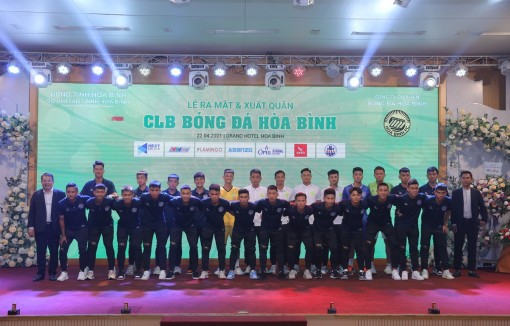 Ra mắt CLB bóng đá Hòa Bình với mục tiêu chinh phục V-Leauge sau 5 năm