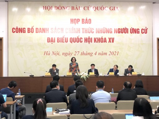Công bố danh sách 868 người ứng cử đại biểu Quốc hội khóa XV