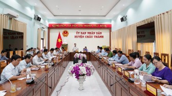 Thường trực HĐND tỉnh An Giang khảo sát công tác bầu cử tại huyện Châu Thành