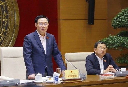 Chủ tịch Quốc hội làm việc với Ủy ban Đối ngoại của Quốc hội