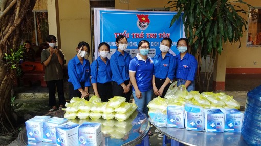 Huyện đoàn Tri Tôn thành lập tổ xung kích phòng, chống dịch bệnh COVID-19