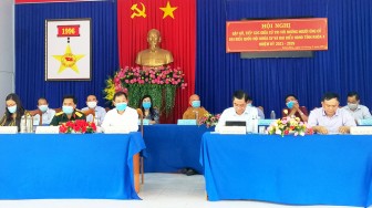 Ứng cử viên đại biểu Quốc hội và đại biểu HĐND tỉnh gặp gỡ cử tri huyện Tịnh Biên