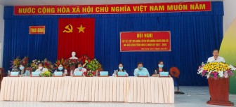 Ứng cử viên HĐND tỉnh tiếp xúc cử tri tại Thoại Sơn