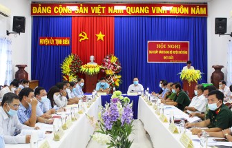 Tịnh Biên tổ chức Hội nghị Ban Chấp hành Đảng bộ huyện đột xuất