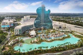Khám phá khách sạn đàn guitar khổng lồ nơi tổ chức Hoa hậu Hoàn vũ
