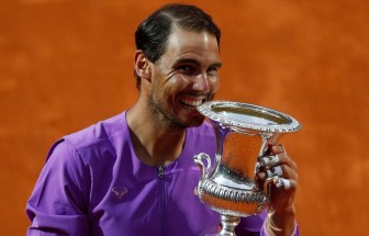Hạ bệ Djokovic, Nadal hoàn tất ‘cú Decima’ tại Rome Masters