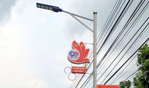 Huyện đoàn Phú Tân thực hiện công trình chào mừng ngày bầu cử