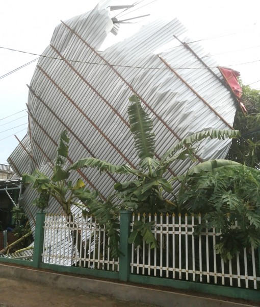 Thiệt hại do mưa giông, lốc, sét