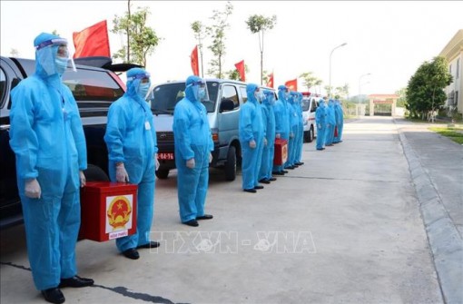 Hoàn thành bầu cử sớm ở Bắc Ninh với 100% cử tri đi bầu