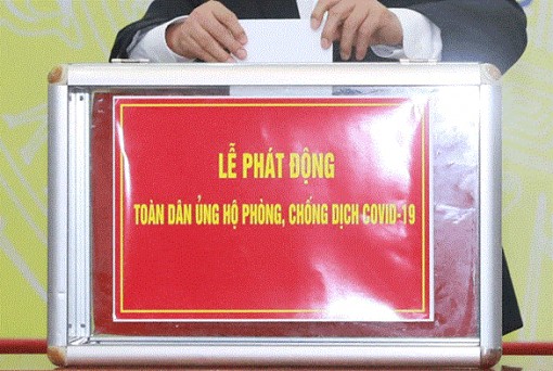 9 giờ, ngày 27-5 phát động đợt cao điểm quyên góp ủng hộ phòng, chống dịch bệnh COVID-19