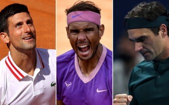 Federer, Nadal và Djokovic chung nhánh đấu tại Roland Garros 2021