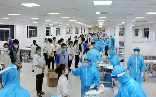 Quyết liệt phòng, chống dịch trong khu công nghiệp