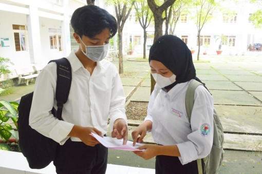 Thí sinh hoàn thành tốt bài thi môn Toán