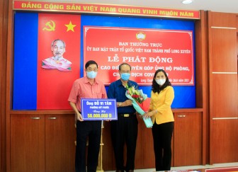 Long Xuyên phát động quyên góp ủng hộ phòng ,chống dịch bệnh COVID-19