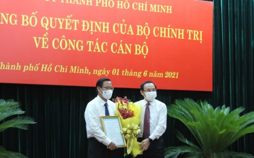 Đồng chí Phan Văn Mãi giữ chức Phó Bí thư Thường trực Thành ủy TP Hồ Chí Minh