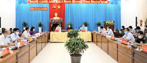 Hội nghị Ban Thường vụ Tỉnh ủy An Giang cuối tháng 5-2021: Thông qua và cho ý kiến nhiều vấn đề quan trọng