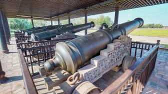 Độc đáo 9 khẩu súng thần công ở Huế được công nhận là Bảo vật quốc gia