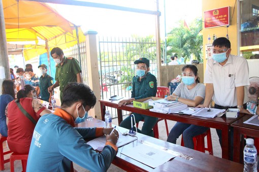 Chợ Mới nâng mức phòng, chống dịch bệnh COVID-19 lên cao nhất