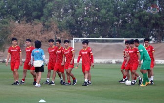 Đội tuyển Việt Nam trở lại sân tập, chuẩn bị cho trận gặp Malaysia