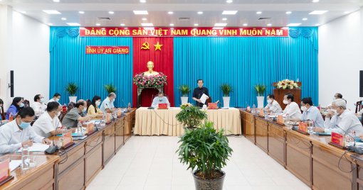 Thường trực Tỉnh ủy An Giang làm việc với lãnh đạo Ban Dân vận Tỉnh ủy, UBMTTQVN tỉnh và các tổ chức chính trị - xã hội