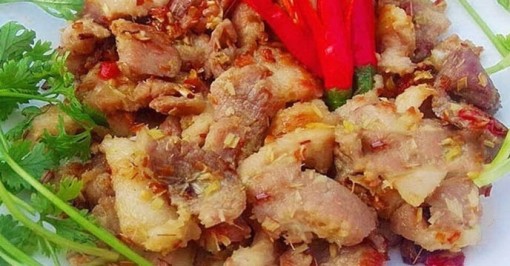 Món ngon mỗi ngày: Thịt ba chỉ rang sả ớt