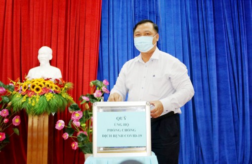 Châu Thành phát động gây quỹ ủng hộ phòng, chống dịch bệnh COVID-19