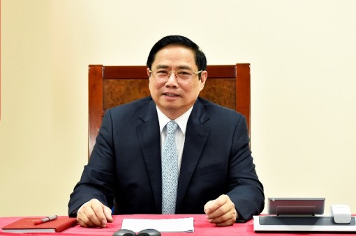 Thủ tướng Phạm Minh Chính điện đàm với Thủ tướng Cộng hòa Pháp Jean Castex