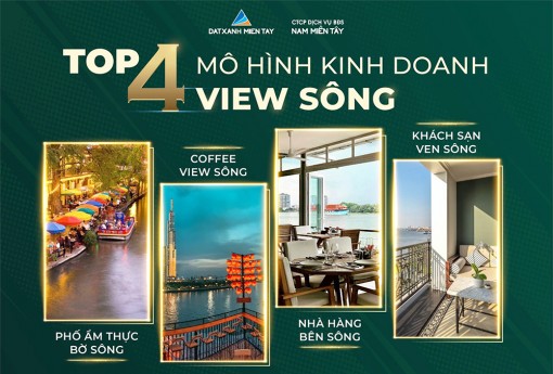 Đầu tư sinh lời với các mô hình kinh doanh ven sông