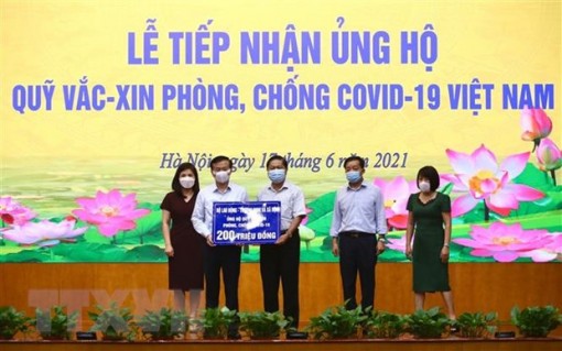 Quỹ vaccine phòng dịch COVID-19 đã tiếp nhận 5.698 tỷ đồng
