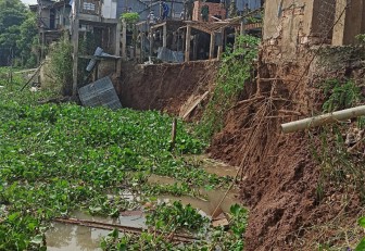 An Giang ban bố tình huống khẩn cấp sạt lở bờ Đông sông Châu Đốc, thị trấn An Phú