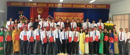 Tri Tôn bầu các chức danh chủ chốt HĐND và UBND huyện